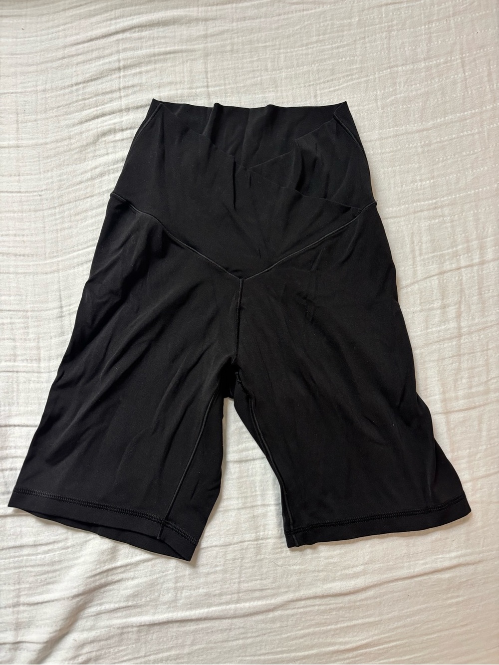 aerie Black High-Waist Bike Shorts